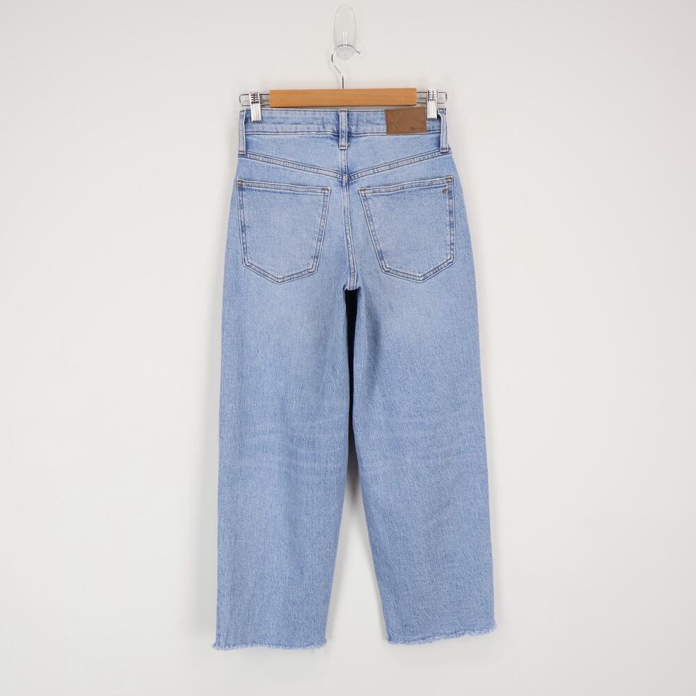 Madewell The Curvy Perfect Vintage Wide-Leg Crop Jean Altoona Wash Size 24 - Picture 5 of 7